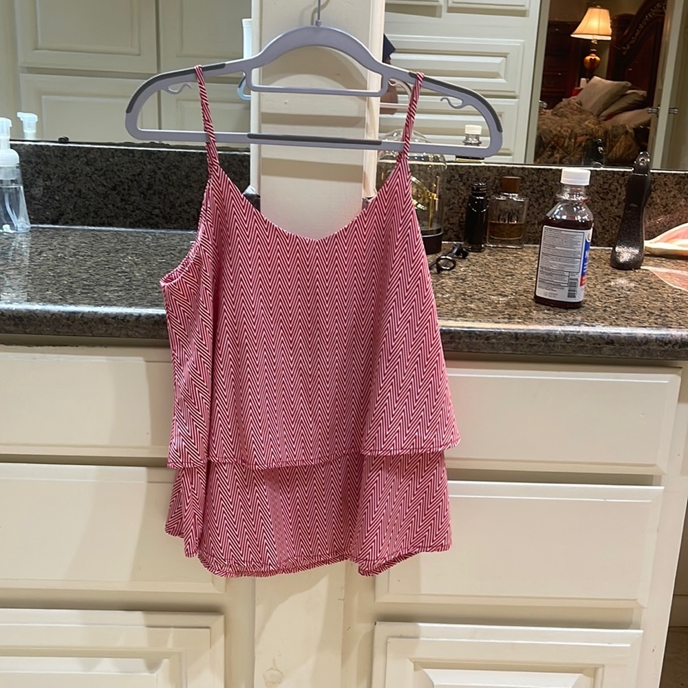 Spaghetti strap sleeveless Boutique shirt